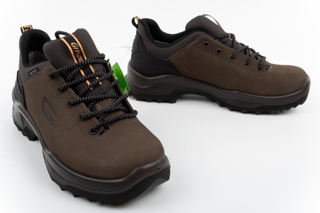 Grisport buty męskie trekkingowe 480T Verde Scuro skórzane Gritex outdoor
