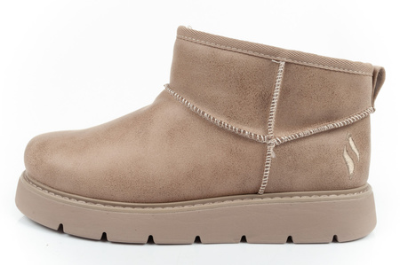 Buty damskie śniegowce Skechers [169018/TPE] ocieplane