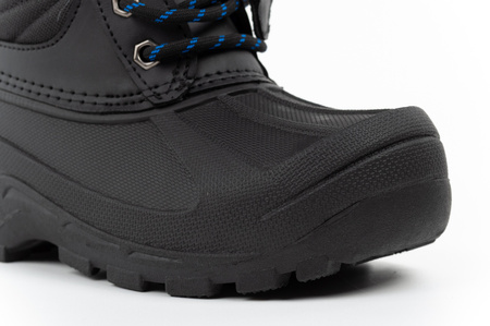 Lee Cooper buty zimowe dziecięce śniegowce czarne ocieplane na rzep
