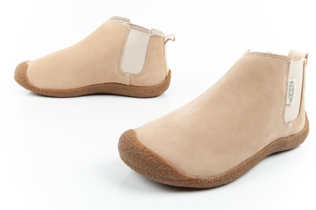 Keen buty damskie botki Mosey Chelsea skórzane lekkie beżowe