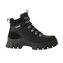 Lee Cooper buty zimowe damskie czarne botki ocieplane trzewiki