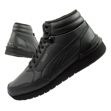 Puma ST Runner v4 Mid buty sportowe męskie sneakersy za kostkę czarne