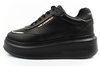 Karl Lagerfeld Anakapri buty sneakersy damskie sportowe skóra czarne