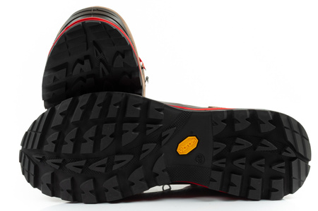 Grisport Marrone buty męskie trekkingowe skóra wodoodporne za kostkę brązowe