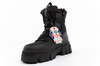 Lee Cooper buty zimowe damskie czarne ocieplane botki na zamek