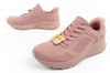 Skechers Bobs Squad-Chaos buty sportowe damskie wygodne SLIP-INS różowe