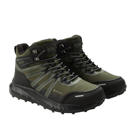 Lee Cooper buty męskie zimowe trekkingowe ocieplane wodoodporne zielone