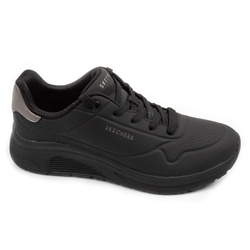Skechers buty sneakersy damskie sportowe Uno Lite 2 czarne wygodne