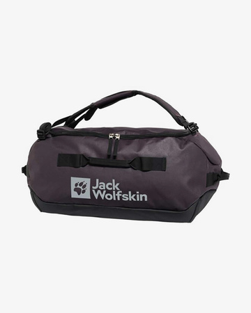 Jack Wolfskin torba podróżna sportowa All-In Duffle bordowa 45L treningowa