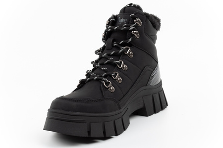 Lee Cooper buty zimowe damskie czarne botki ocieplane trzewiki