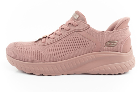 Skechers Bobs Squad-Chaos buty sportowe damskie wygodne SLIP-INS różowe