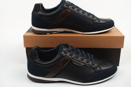 Wrangler buty męskie sneakersy Rhys granatowe półbuty modne