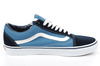 Vans Old Skool buty sportowe męskie trampki skóra modne niebieskie
