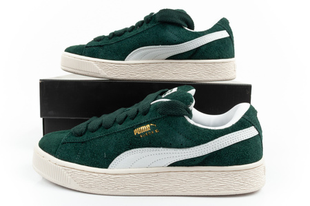 Puma Suede XL Hairy buty sneakersy skóra modne zielone