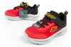 Buty sportowe dziecięce Skechers S Lights-Meteor [401495N/RDBK] LED