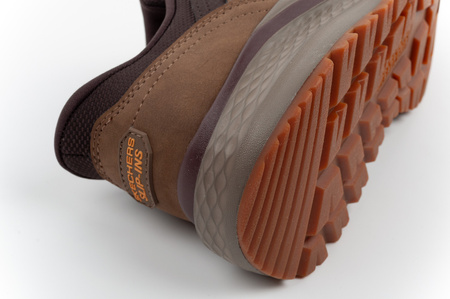 Skechers buty męskie Slade Ultra Slip-ins brązowe wsuwane wygodne
