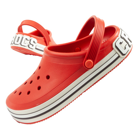 Crocs Off Court klapki sandały chodaki czerwone lekkie wygodne modne