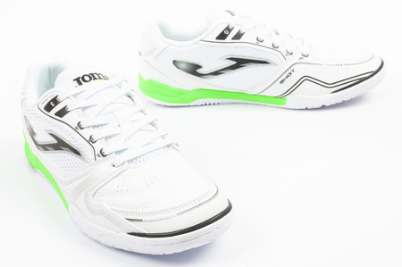 Joma buty męskie sportowe Dribling 2602 halowe obuwie piłkarskie białe