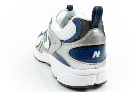 New Balance 408 buty sportowe męskie sneakersy modne wygodne białe srebrne