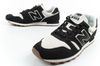 New Balance 373 buty sportowe męskie sneakersy modne czarne skórzane