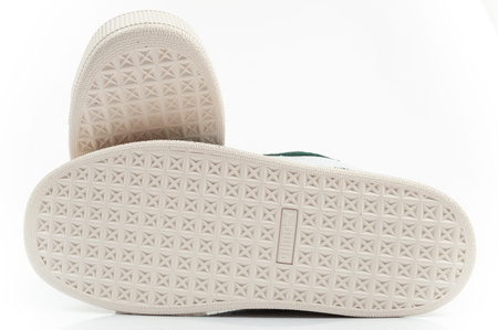  Puma Suede XL Hairy buty sneakersy skóra modne zielone