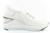 Buty damskie sportowe na koturnie Skechers The Triple-Dallis [177721/WHT]