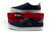 Lee Cooper buty sportowe męskie trampki modne granatowe wygodne