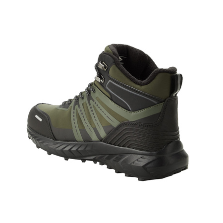Lee Cooper buty męskie zimowe trekkingowe ocieplane wodoodporne zielone